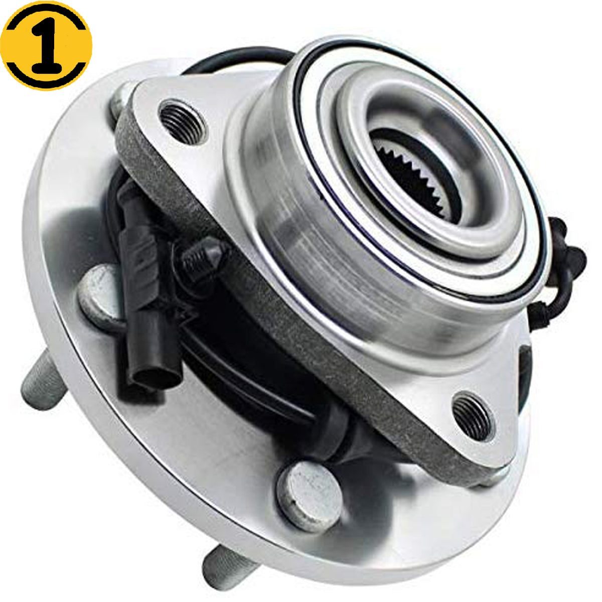 MotorbyMotor (2WD Front Wheel Bearing & Hub Assembly Fit for 2012-2015 Nissan Armada, 2012-2015 Nissan Titan Wheel Hub w/6 Lugs, RWD-515156 MotorbyMotor