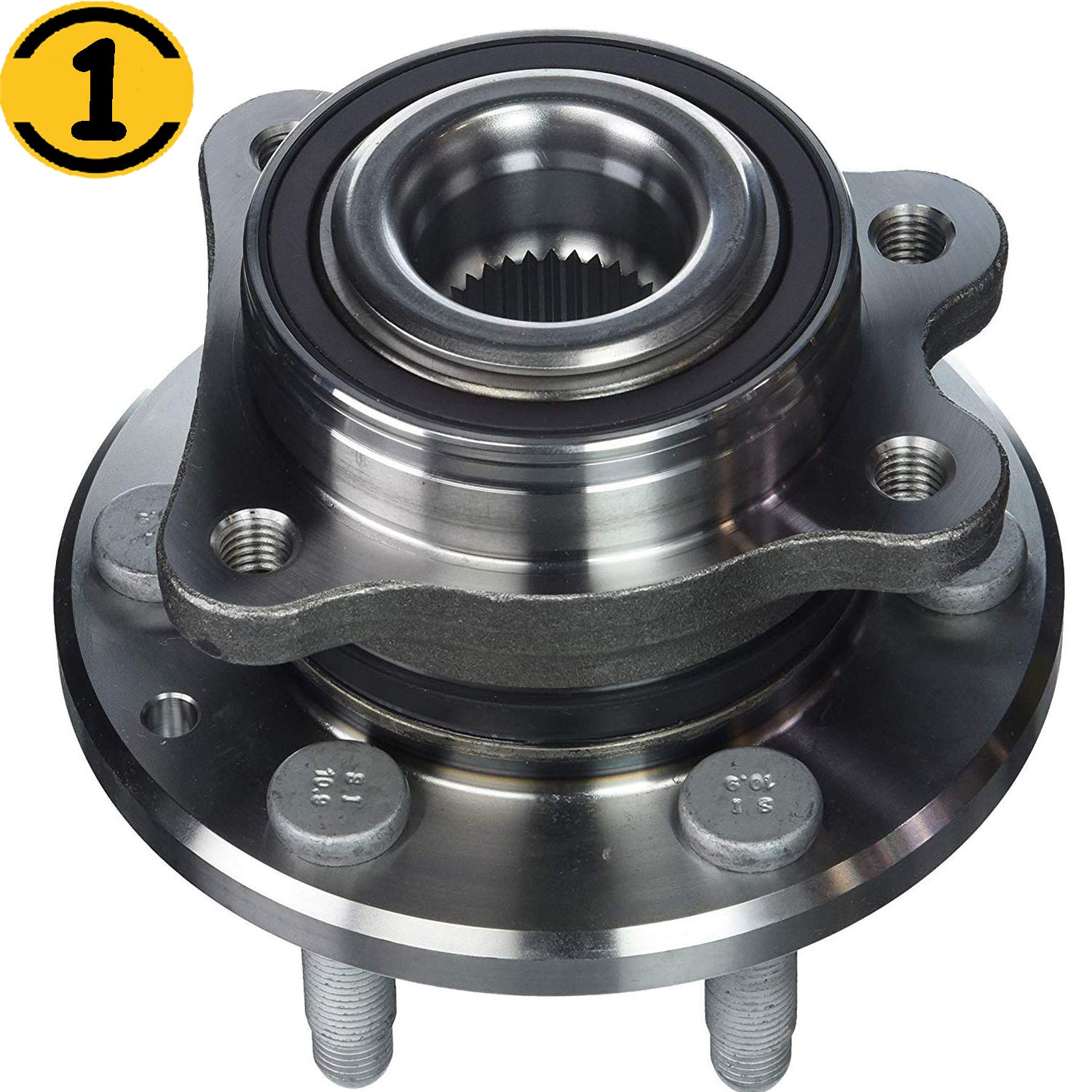 MotorbyMotor 515167 Front Wheel Bearing Hub Assembly 4WD 6 Lugs 2015-2019 Chevy Colorado & GMC Canyon Hub Bearing (4x4) MotorbyMotor