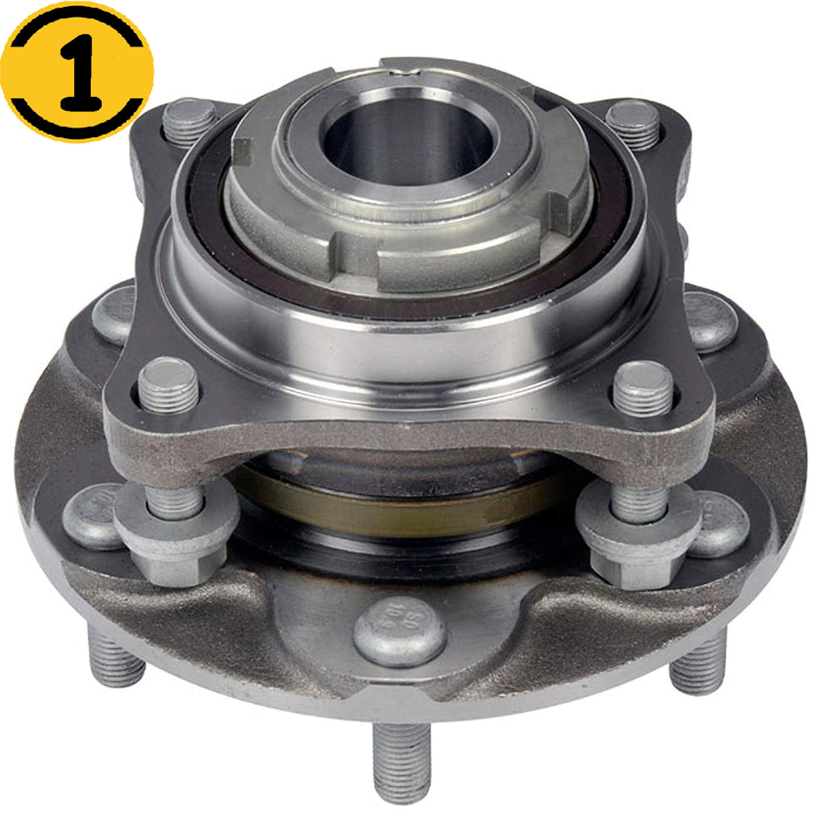 MotorbyMotor (2WD Front Wheel Bearing Hub Assembly Fits Toyota 4Runner Toyota FJ Cruiser Toyota Hilux Toyota Tacoma Hub Bearing w/6 Lugs, RWD-950-004 MotorbyMotor