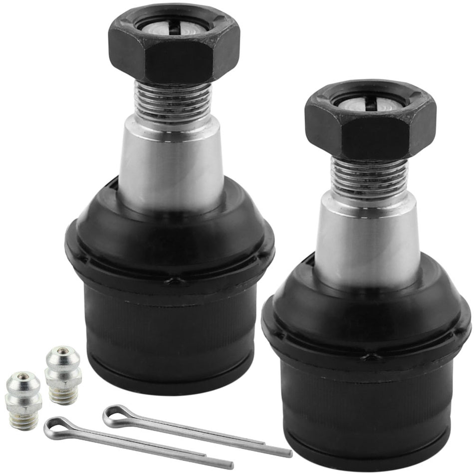 4PC Front Upper Lower Ball Joints Assembly Fits for Ford Excursion F-250 F-350 F-450 F-550 Super Duty, Dodge Ram 2500 3500 Suspension Tie Rod Ball Joint MotorbyMotor