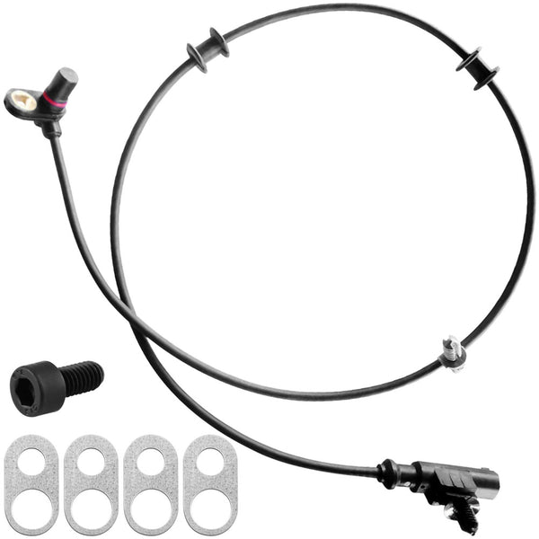 MotorbyMotor 513207 Front Wheel Speed ABS Sensor Fits for 2004-2005 Dodge Durango-Wheel Speed ABS Assembly (All Models/2WD 4WD) MotorbyMotor