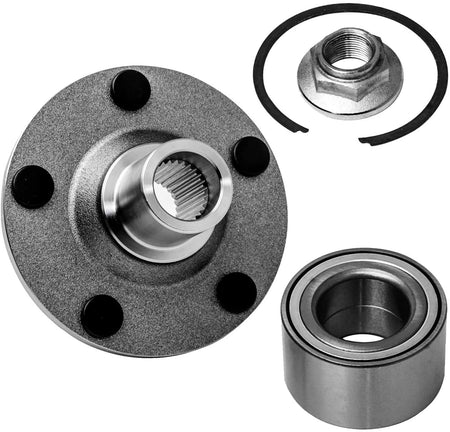 MotorbyMotor 518515 Front Heavy Duty Wheel Bearing Assembly with 5 Lugs Fits for 2001-2012 Ford Escape, 2001-2011 Mazda Tribute, 2005-2011 Mercury Mariner Wheel Bearing Hub Assembly-2PK MotorbyMotor