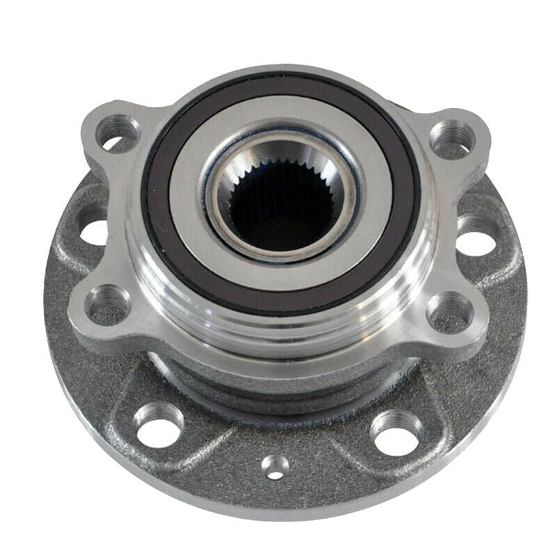 MotorbyMotor 513253 Front Wheel Bearing Hub Assembly Audi A3 Q3 TT, Volkswagen Beetle CC Eos Golf Cti Jetta Passat R32 Babbit Tiguan Low-Runout OE Directly Replacement Hub Bearing MotorbyMotor