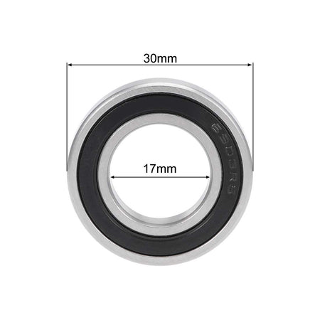 17x30x7mm Ceramic Ball Bearing, 6903 Hybrid Ceramic Bearing- Si3N4 Cart Full Balls Bearing for Bike Hubs Pivot MotorbyMotor